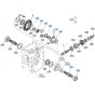 Front Differential Assembly for Kubota F3680 Front-Mount Mower