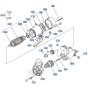 Starter Assembly for Kubota F3680 Front-Mount Mower