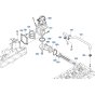 EGR Valve Assembly for Kubota F3710 Front-Mount Mower