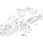 EGR Cooler Assembly for Kubota F3710 Front-Mount Mower