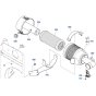 Air Cleaner Assembly for Kubota F3710 Front-Mount Mower