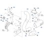 Muffler Assembly for Kubota F3710 Front-Mount Mower
