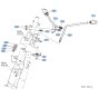 Accelerator Lever Assembly for Kubota F3710 Front-Mount Mower