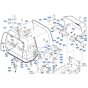 Bonnet Assembly for Kubota F3710 Front-Mount Mower