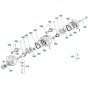 Hydraulic Pump Assembly for Kubota F3710 Front-Mount Mower