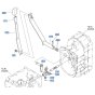 Range Gear Shift Lever Assembly for Kubota F3710 Front-Mount Mower