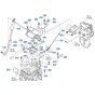 Hydraulic Control Lever Assembly for Kubota F3710 Front-Mount Mower