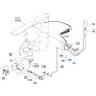 Clutch Lock Lever Assembly for Kubota F3710 Front-Mount Mower
