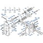 Hydrostatic Transmission Assembly for Kubota F3710 Front-Mount Mower