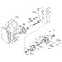 Propeller Shaft Assembly for Kubota F3710 Front-Mount Mower