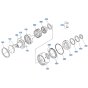 One Way Clutch Assembly for Kubota F3710 Front-Mount Mower