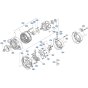 Alternator Assembly for Kubota F3710 Front-Mount Mower