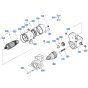 Starter Assembly for Kubota F3710 Front-Mount Mower