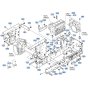 Main Frame Assembly for Kubota F3990 Front-Mount Mower