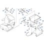 Seat Assembly for Kubota F3990 Front-Mount Mower