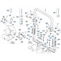 ROPS Assembly for Kubota F3990 Front-Mount Mower