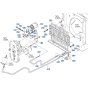 Oil Cooler Assembly for Kubota F3990 Front-Mount Mower