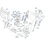 Steering Assembly for Kubota F3990 Front-Mount Mower