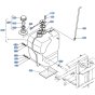 Fuel Tank Assembly for Kubota GF1800 Front-Mount Mower