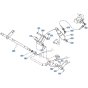 Lift Cylinder Assembly for Kubota GF1800 Front-Mount Mower