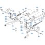 Lift Link Assembly for Kubota GF1800 Front-Mount Mower