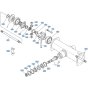Rear Differential Assembly for Kubota GF1800 Front-Mount Mower