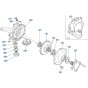 Rear Axle Assembly for Kubota GF1800 Front-Mount Mower