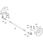 Tie Rod Assembly for Kubota GF1800 Front-Mount Mower