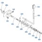 Cruise Control Lever Assembly for Kubota GF1800 Front-Mount Mower
