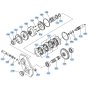PTO Clutch Assembly for Kubota GF1800 Front-Mount Mower