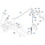 Brake Assembly for Kubota GR2000 Lawn Tractor