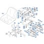 Seat Assembly for Kubota GR2000 Lawn Tractor