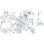 Control Lever Assembly for Kubota GR2000 Lawn Tractor