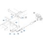 Hydraulic Cylinder Assembly for Kubota GR2000 Lawn Tractor