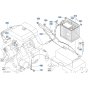 Battery Assembly for Kubota GR2000 Lawn Tractor