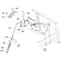 Clutch Control Lever Assembly for Kubota GR2000 Lawn Tractor