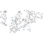 Main Frame Assembly for Kubota GR2000 Lawn Tractor