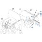 Accelerator Lever Assembly for Kubota GR2000 Lawn Tractor