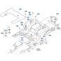 Fender Assembly for Kubota GR2010 Lawn Tractor