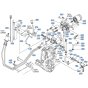 Control Lever Assembly for Kubota GR2010 Lawn Tractor