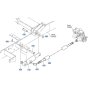 Lift Cylinder Assembly for Kubota GR2010 Lawn Tractor