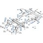 Power Steering Assembly for Kubota GR2010 Lawn Tractor
