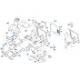 Main Frame Assembly for Kubota GR2010 Lawn Tractor