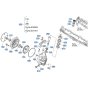 Front Axle (Right) Assembly for Kubota GR2010 Lawn Tractor