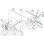 Accelerator Lever Assembly for Kubota GR2010 Lawn Tractor