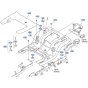 Fender Assembly for Kubota GR2020 Lawn Tractor