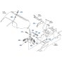 Cruise Control Assembly for Kubota GR2020 Lawn Tractor