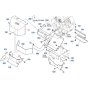 Muffler Assembly for Kubota GR2020 Lawn Tractor