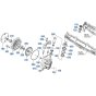 Front Axle (RH) Assembly for Kubota GR2020 Lawn Tractor
