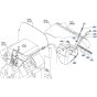 Accelerator Lever Assembly for Kubota GR2020 Lawn Tractor